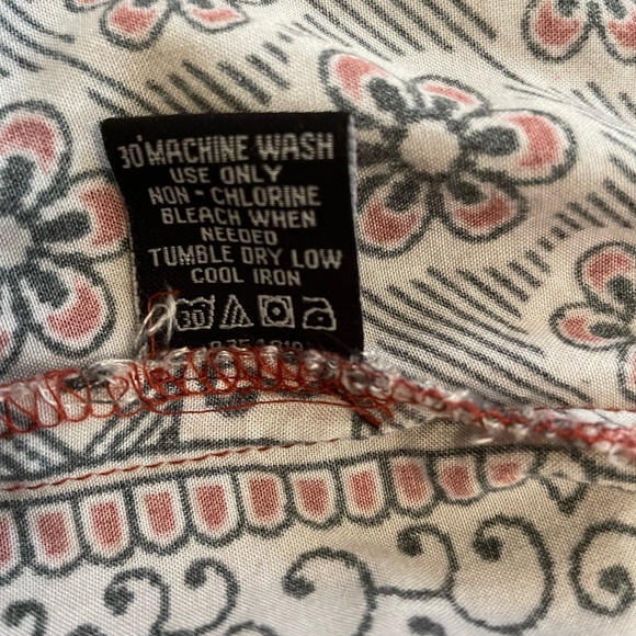 Tolani bohemian style peasant top with ties and tassels - Picture 6 of 6